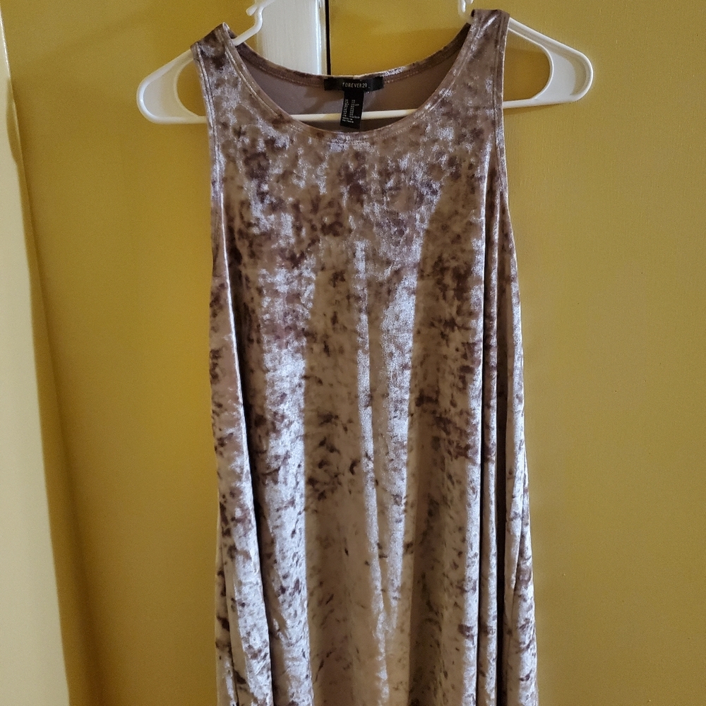 Forever 21 velvet dress